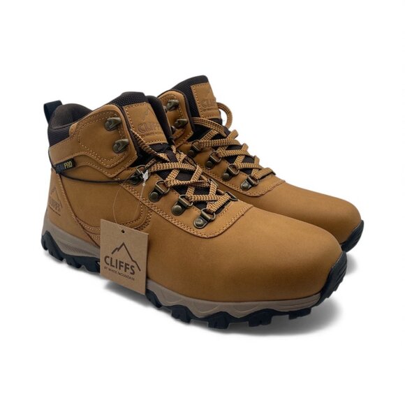 Cliffs by White Mountain Peak Pro Men’s Brown Hiking Boots Lace-Up Outdoor Trail main image 4